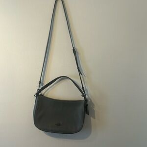 Gray coach bag